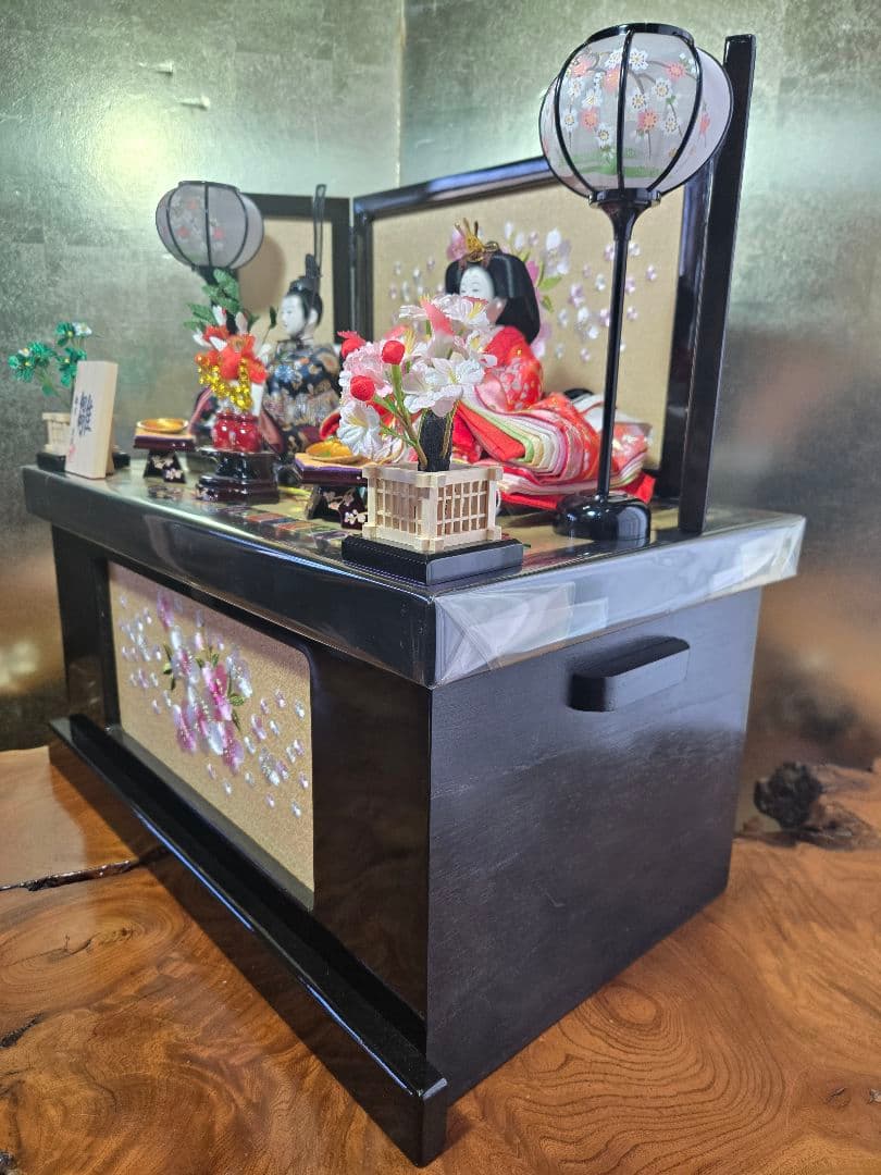 【一点限り】雛人形 収納飾り 　HS30