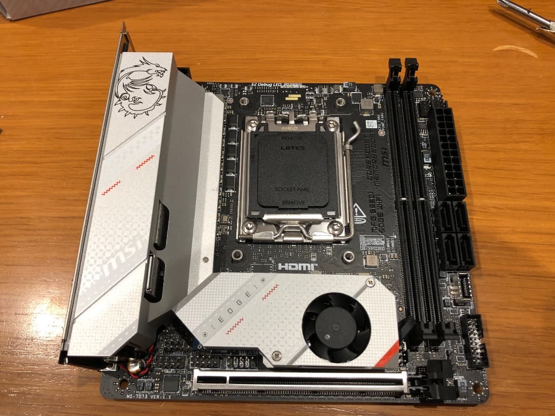 【説明欄必読】MSI B650I EDGE WIFI マザーボード