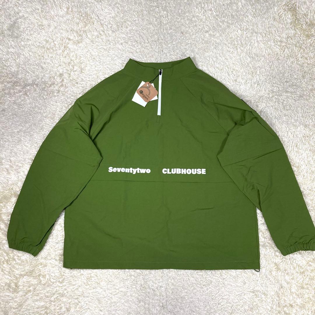 『未使用/タグ付』Regan 2way プルオーバー ゴルフウェア カーキ