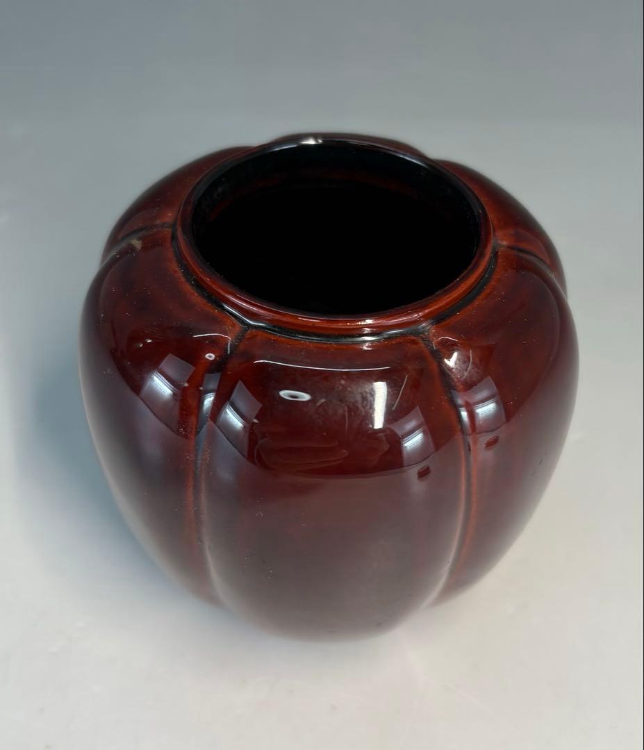 【中古品】茶道具　中村宗悦造　阿古陀茶入（共箱）
