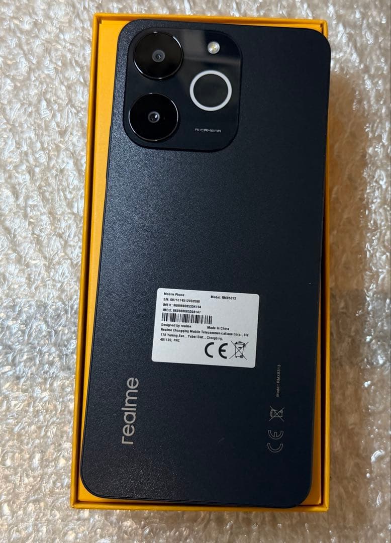 スマートフォン本体 realme Note 70T 4gb+64gb