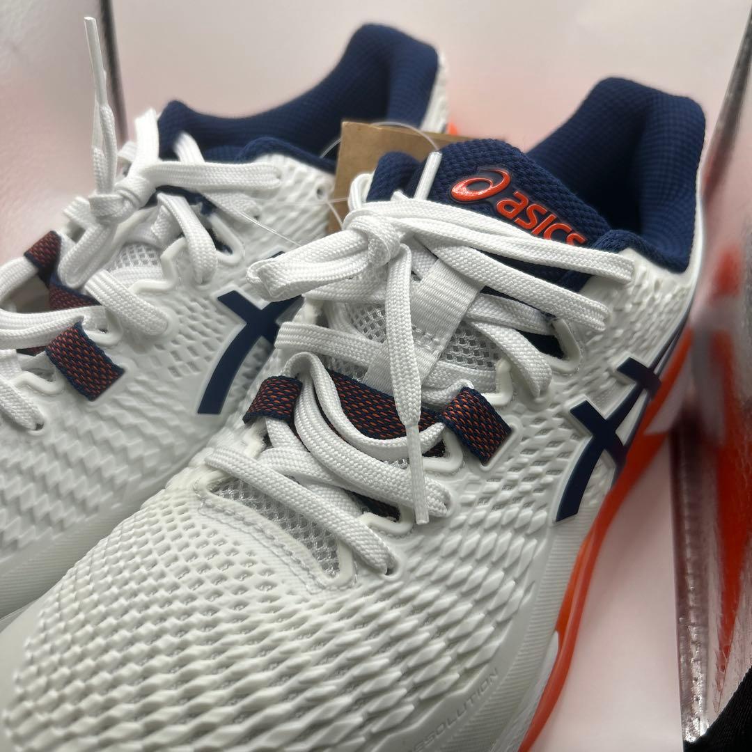 【本日15時迄セール】 asicsテニスシューズGEL-RESOLUTION25