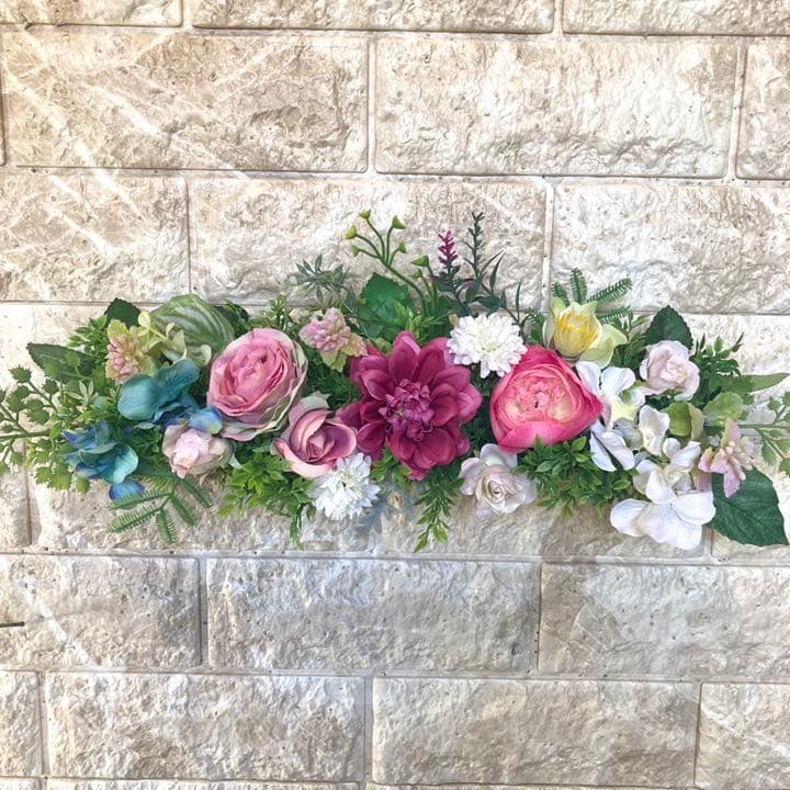 光触媒　人工観葉植物　ウォールグリーン　造花　アレンジ3051