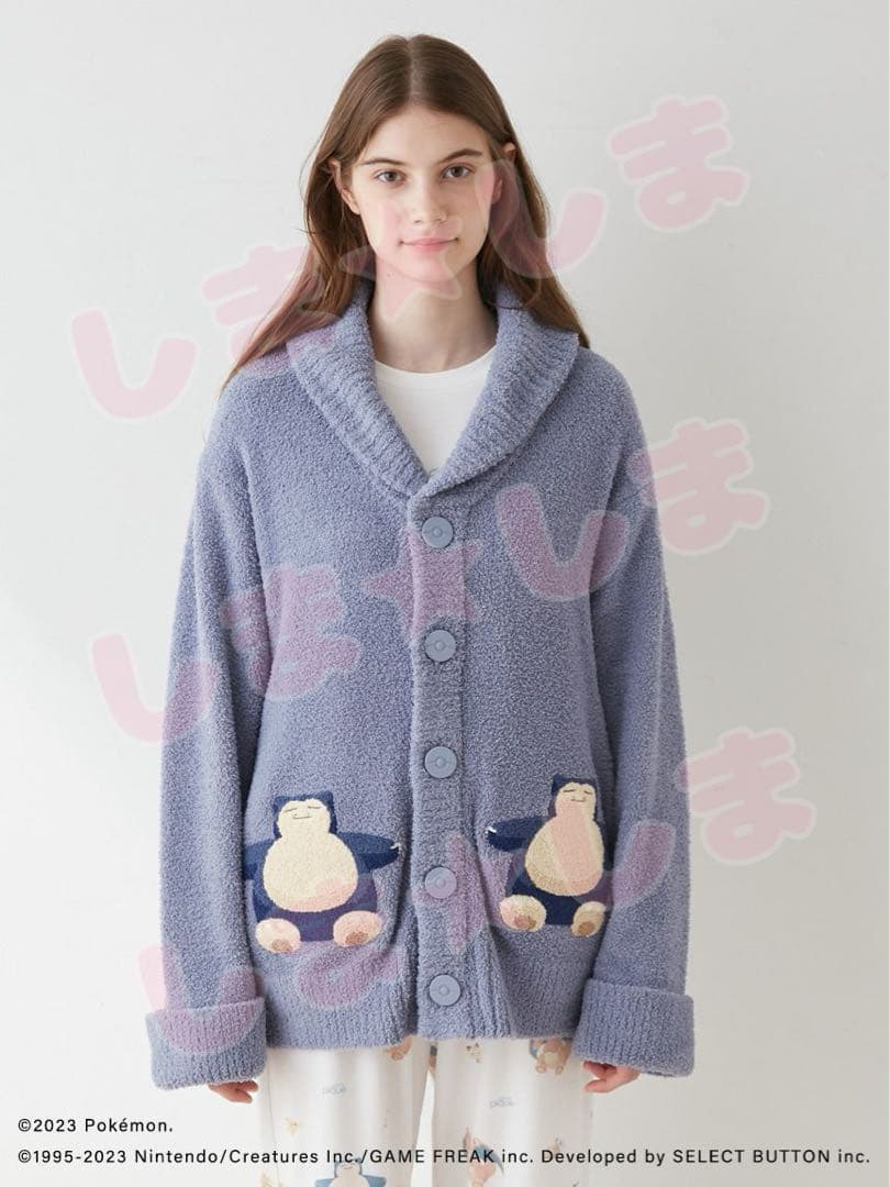 【ジェラートピケ】ポケモンスリープ♡カビゴン ベビモコカーディガン M