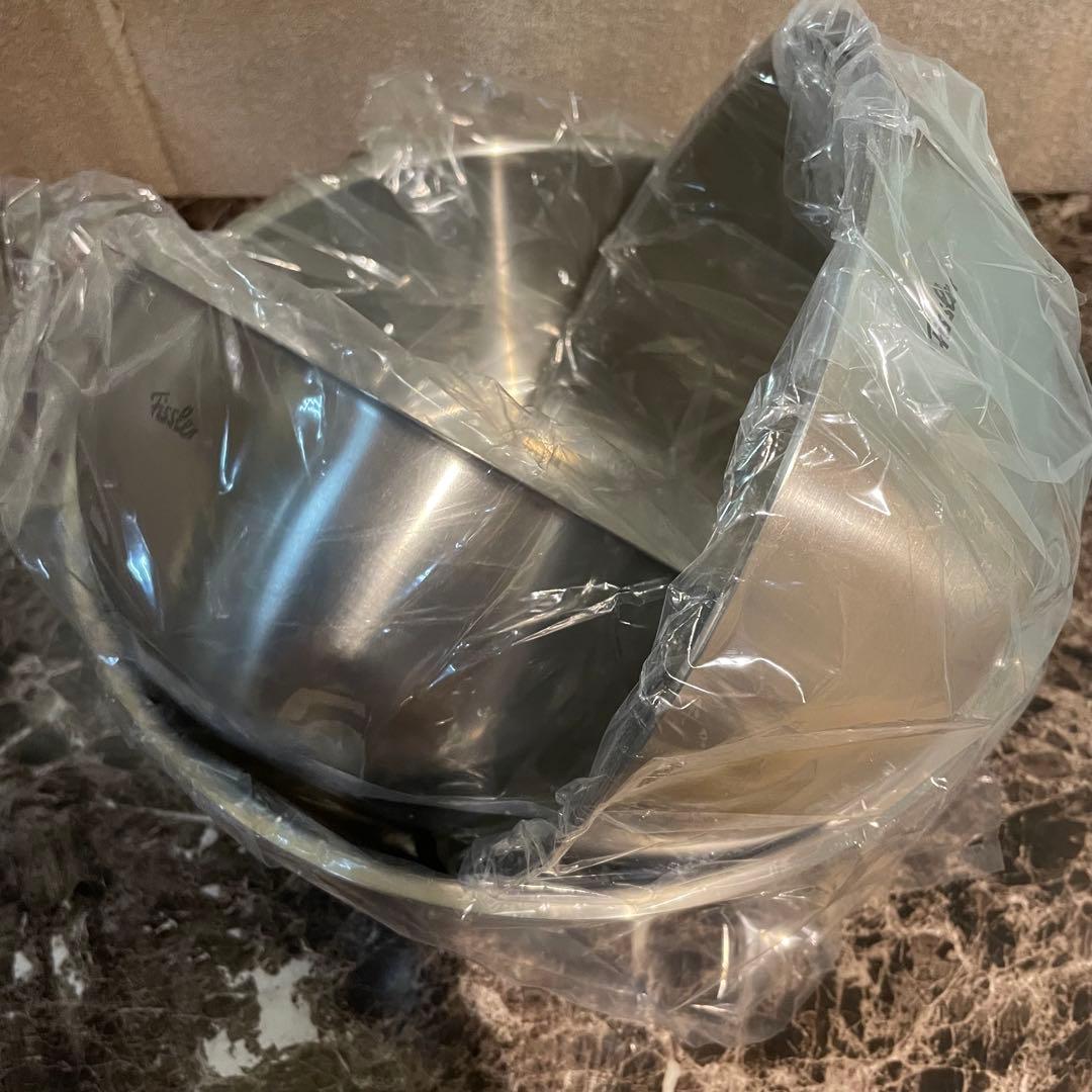 新品 最高級Fissler フィスラー ステンレスボウル 3点セット ドイツ製/