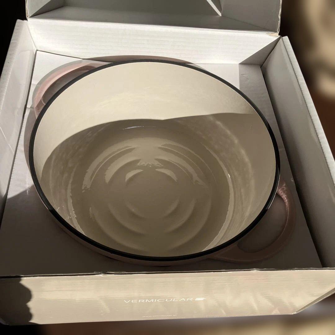 バーミュキュラ26 両手鍋　パールピンク