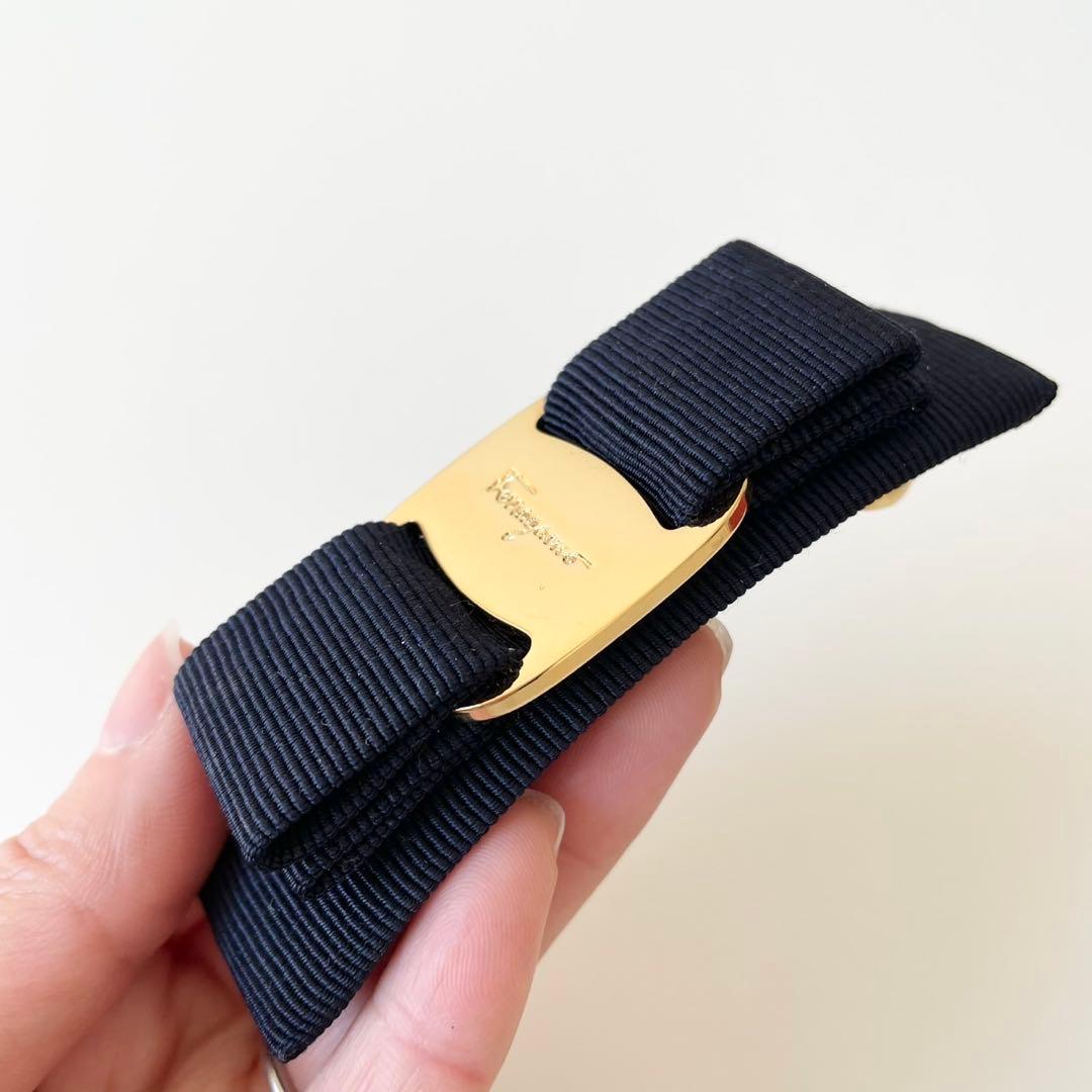 【新品】Salvatore Ferragamo バレッタ リボン ヘアアクセ