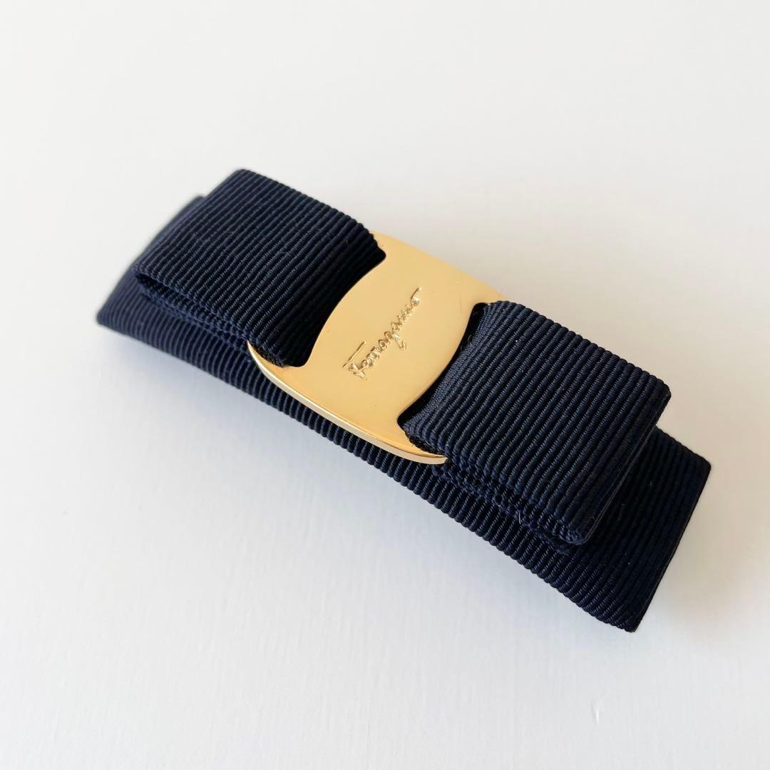 【新品】Salvatore Ferragamo バレッタ リボン ヘアアクセ