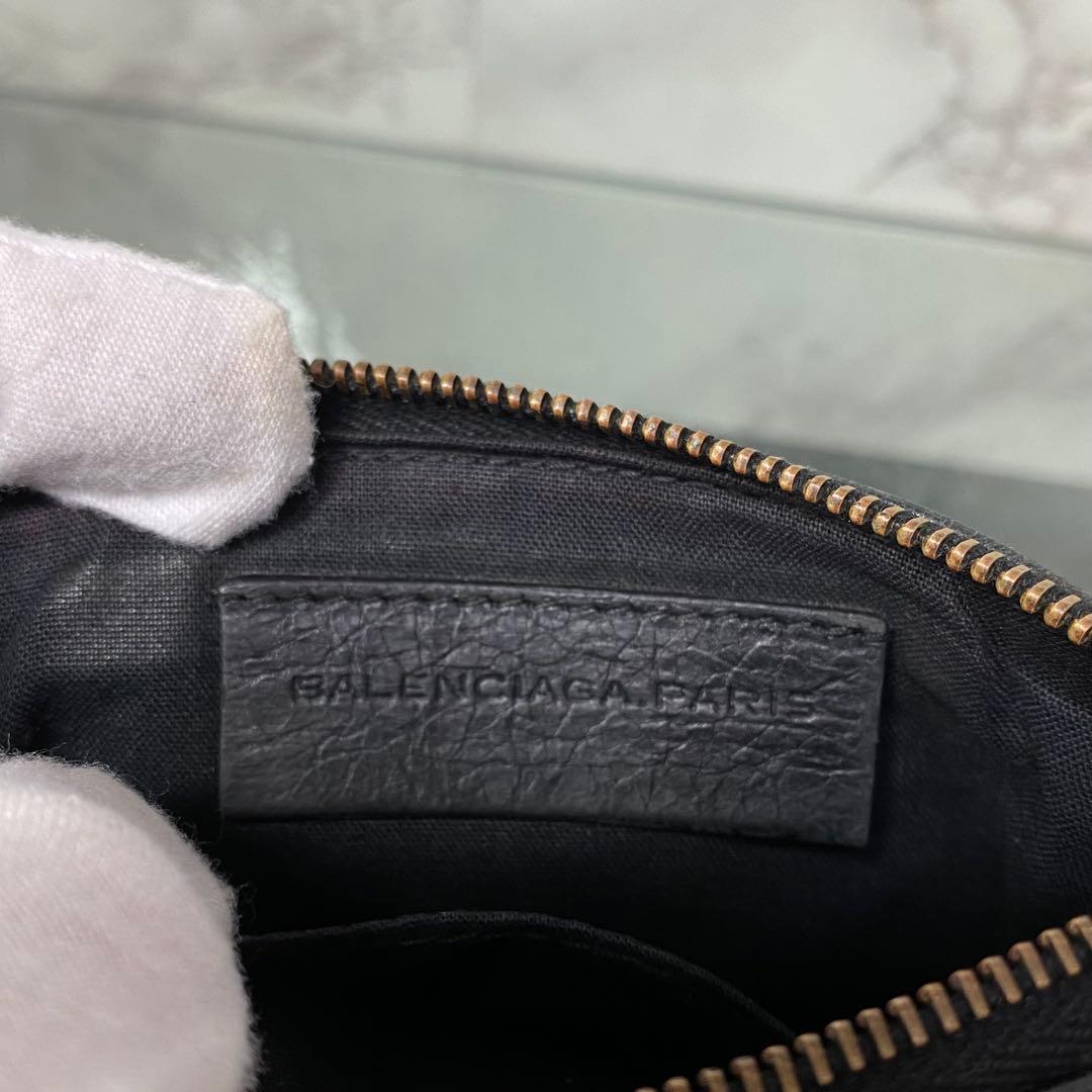 BALENCIAGA バレンシアガ ケース ジャイアント ブラック 黒 革