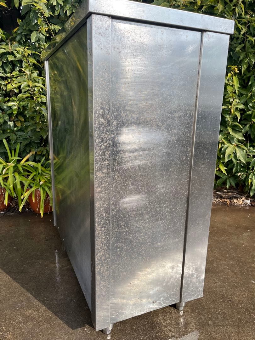 ステンレスは引き出し付きキャビネット　食器棚　作業台　890×450×1050