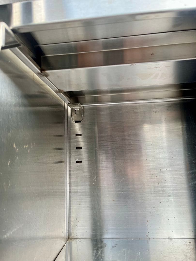 ステンレスは引き出し付きキャビネット　食器棚　作業台　890×450×1050