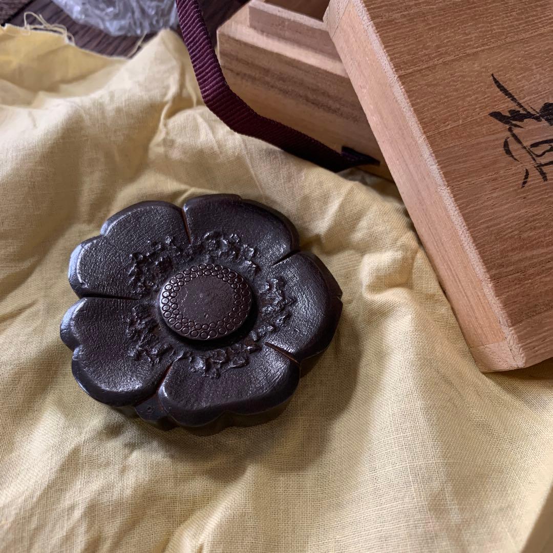 【美品】椿文鎮