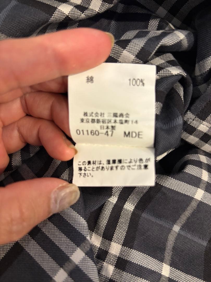 BURBERRY London チェック柄 半袖シャツ