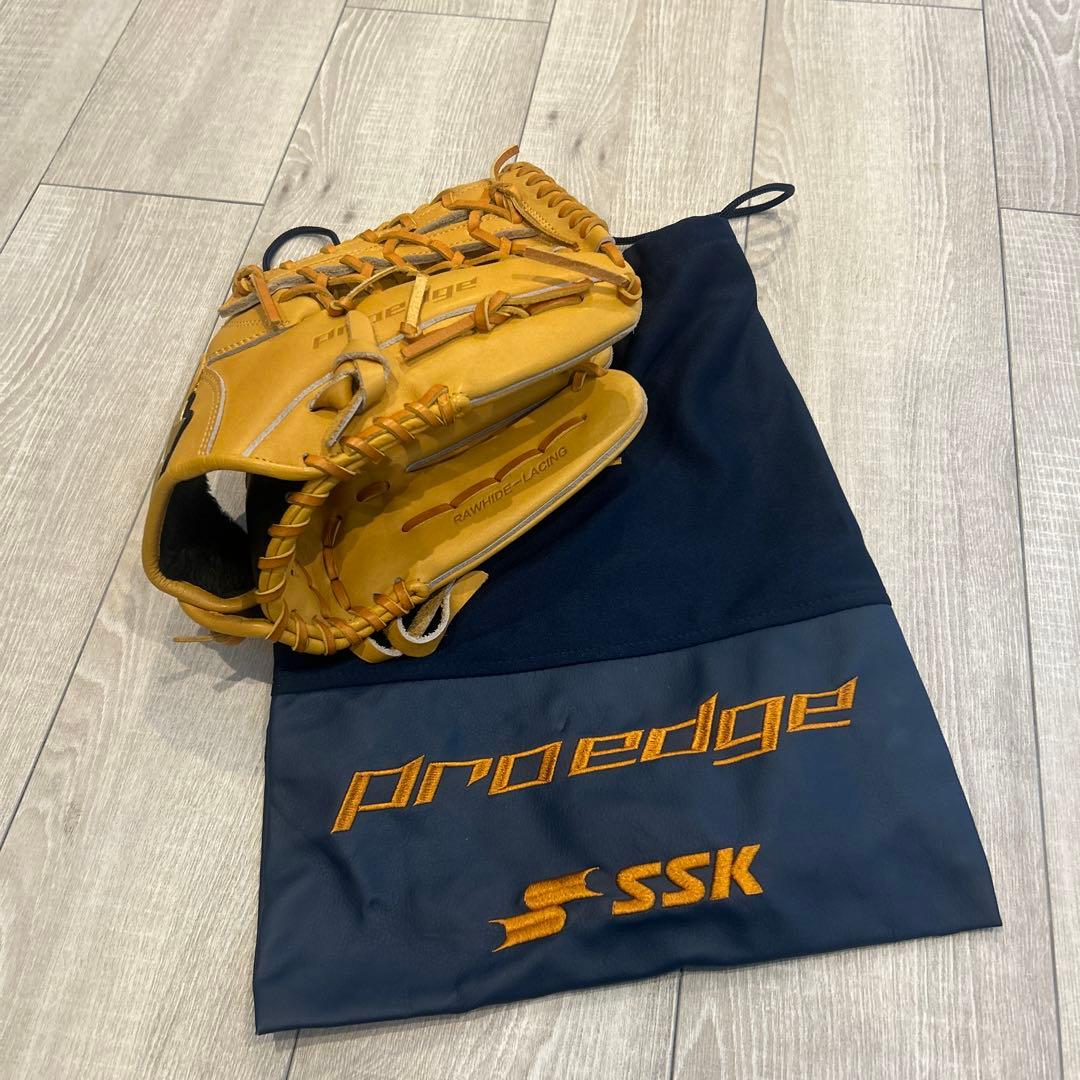 SSK pro edge 軟式グローブ 収納袋付き