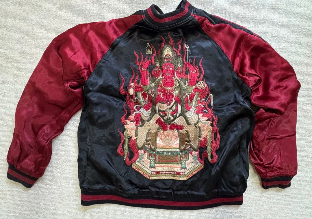 サトリ リバーシブルスカジャン レア 弁財天 阿修羅