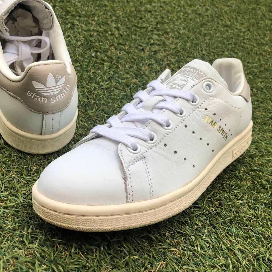 美品22.5 adidas アディダス スタンスミス クリアグラナイHA589