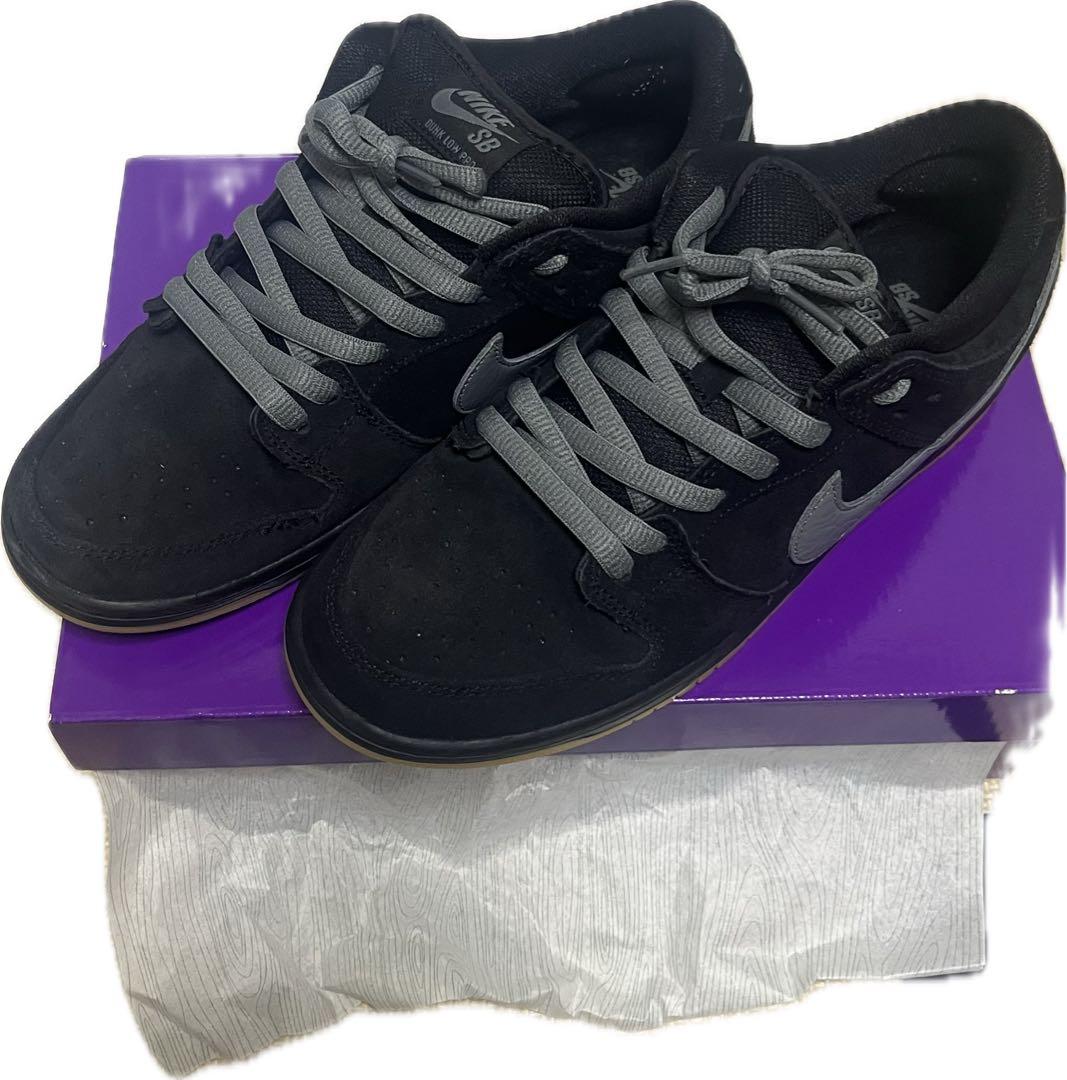 靴 NIKE SB Dunk Low Pro \"Black Fog\"