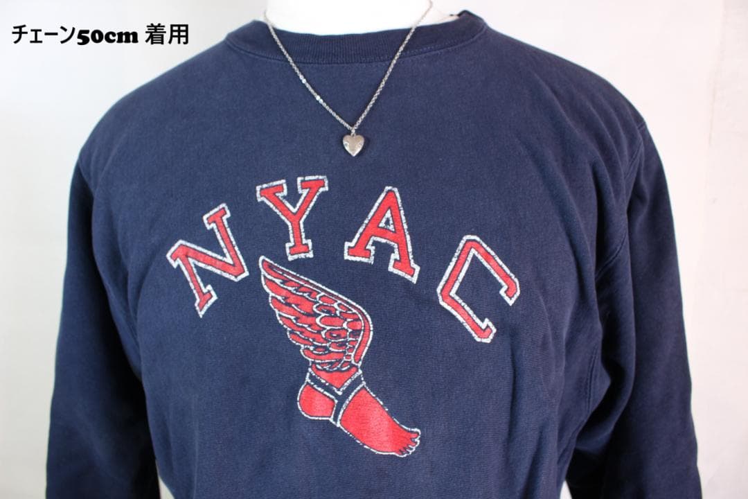 40s　スウィートハートジュエリー　WW2　シルバー　両面　勿忘草　フラワー