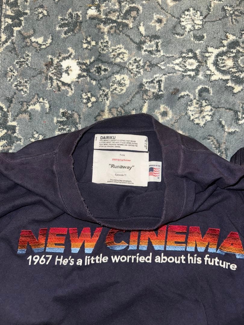 DAIRKU Runaway NEW CINEMA カットソー