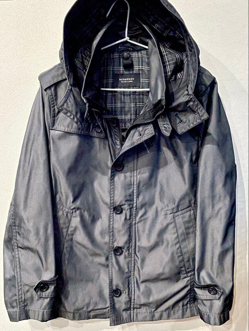 バーバリーブラックレーベル　ハーフコート　インナーベスト　3way