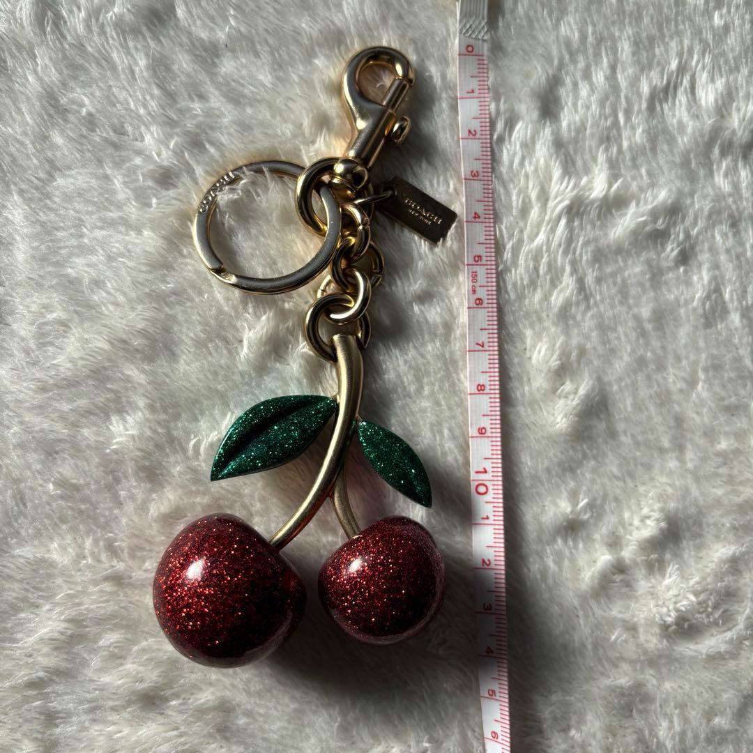 【coach】バッグチャーム　チェリー