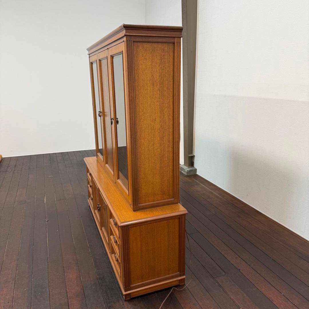 H112K21 神戸洋家具 メープル不二家 キッチンボード 食器棚