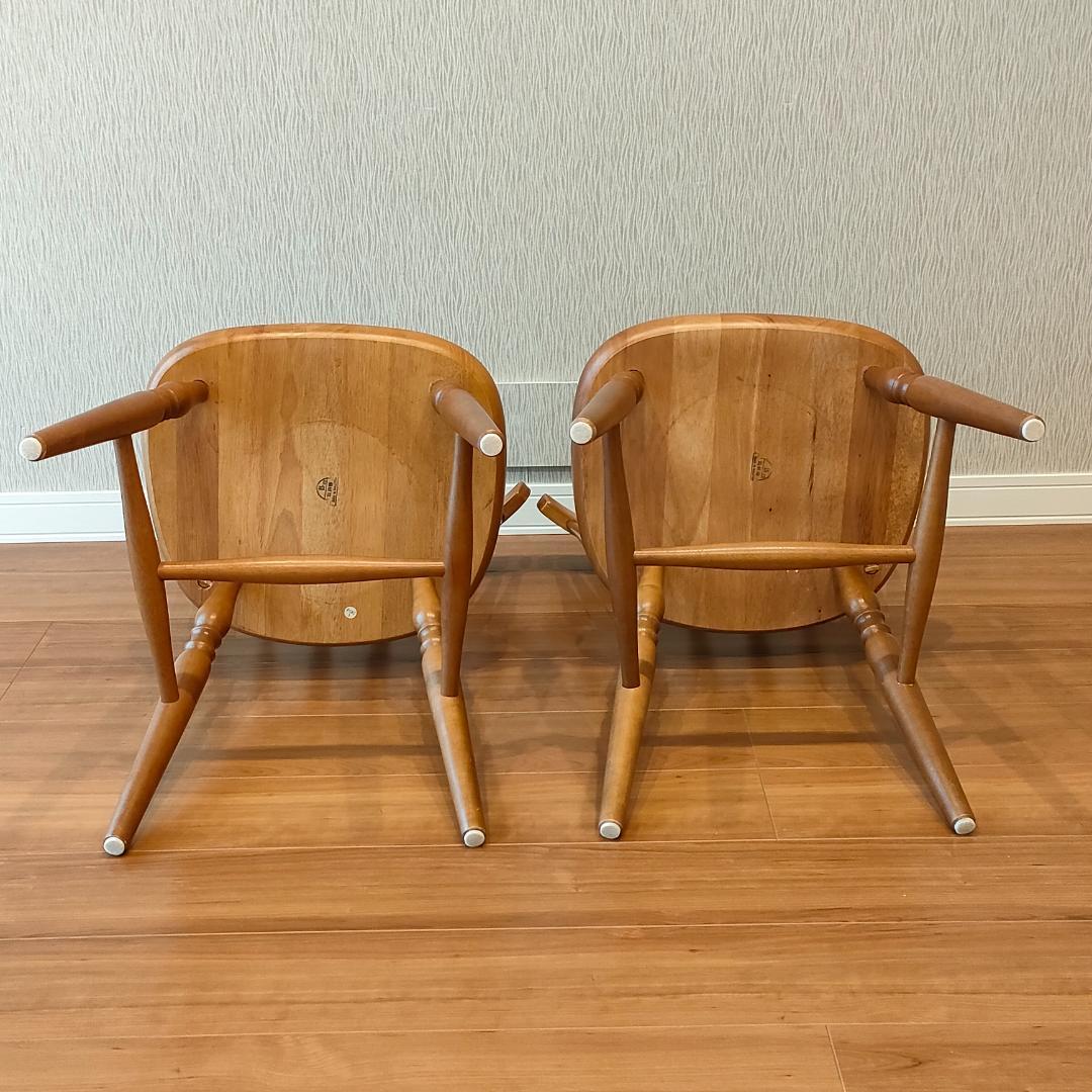 ヴィンテージ　ウィンザーチェア　2脚セット　ダイニングチェア