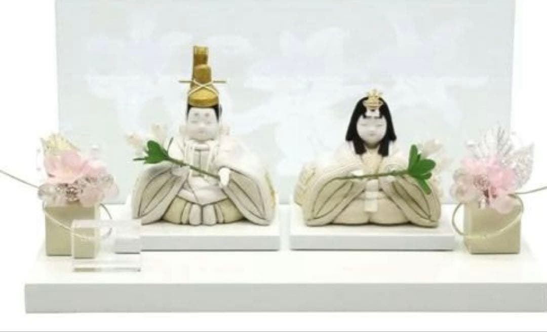 新品未使用【真多呂人形】親王飾り／カサブランカ 雛人形