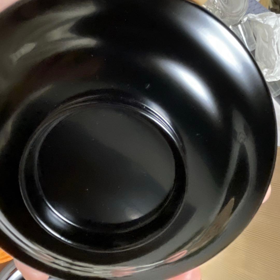 蒔絵師　田中煌又造　真塗四つ椀　５客　煌又（幸衍) 作者共箱　茶事　初釜