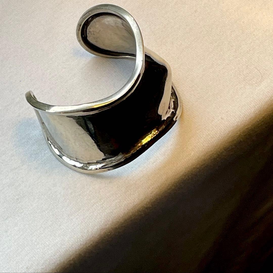 ヴィンテージ メキシカンジュエリーボーンカフビンテージメキシコtaxcoシルバー