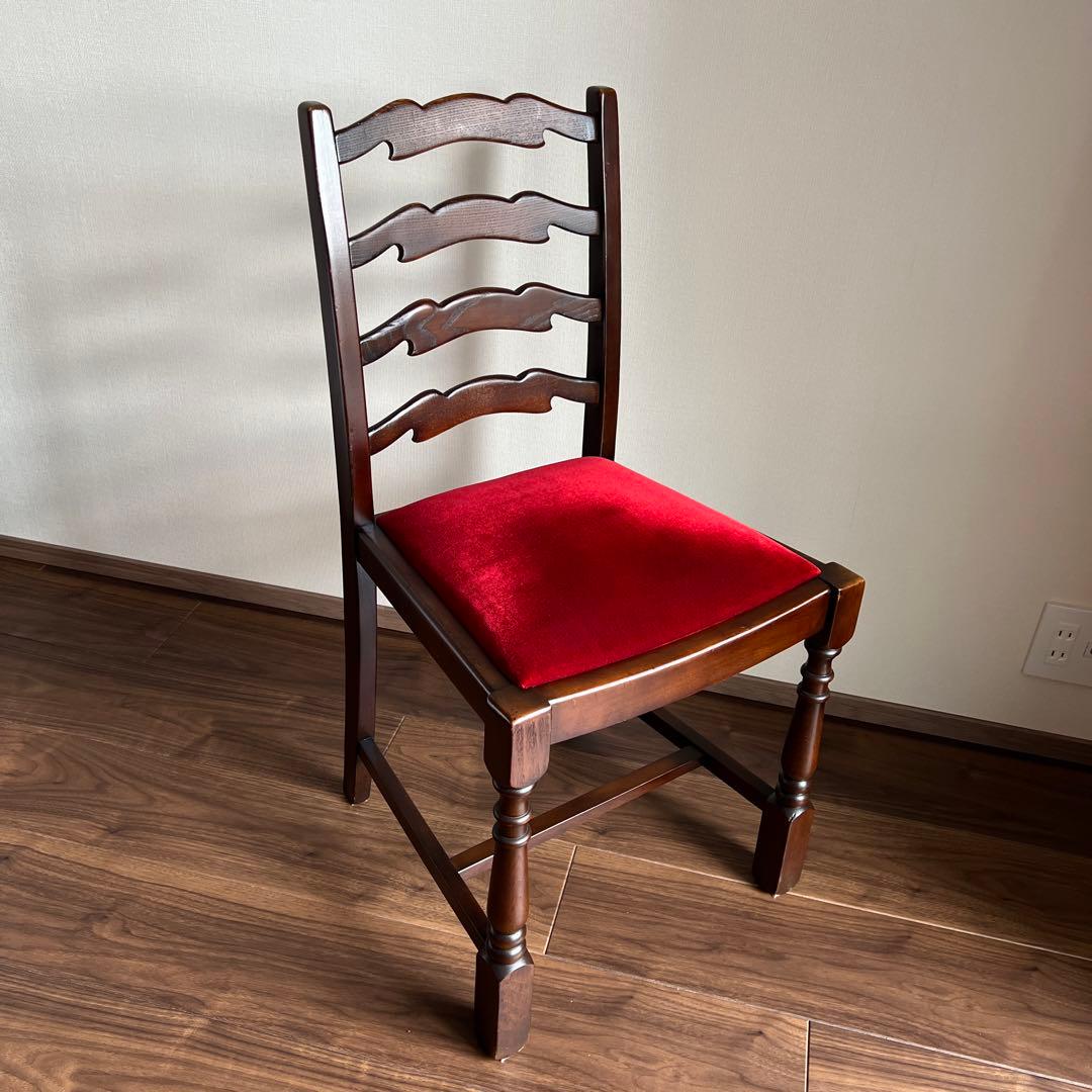 ④アンティーク　椅子　チェア　インテリア　ヴィンテージ　輸入家具　古家具　レトロ