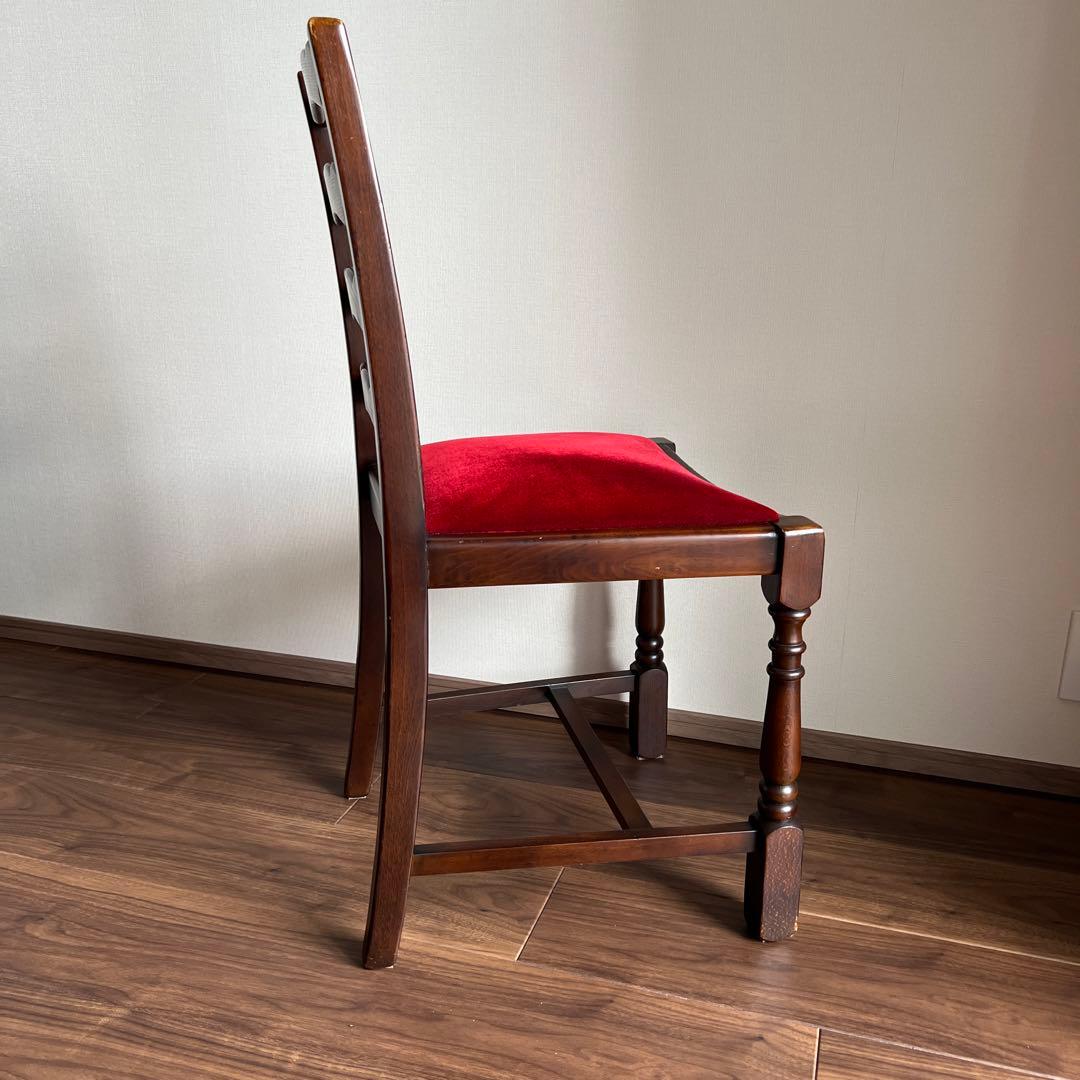 ④アンティーク　椅子　チェア　インテリア　ヴィンテージ　輸入家具　古家具　レトロ