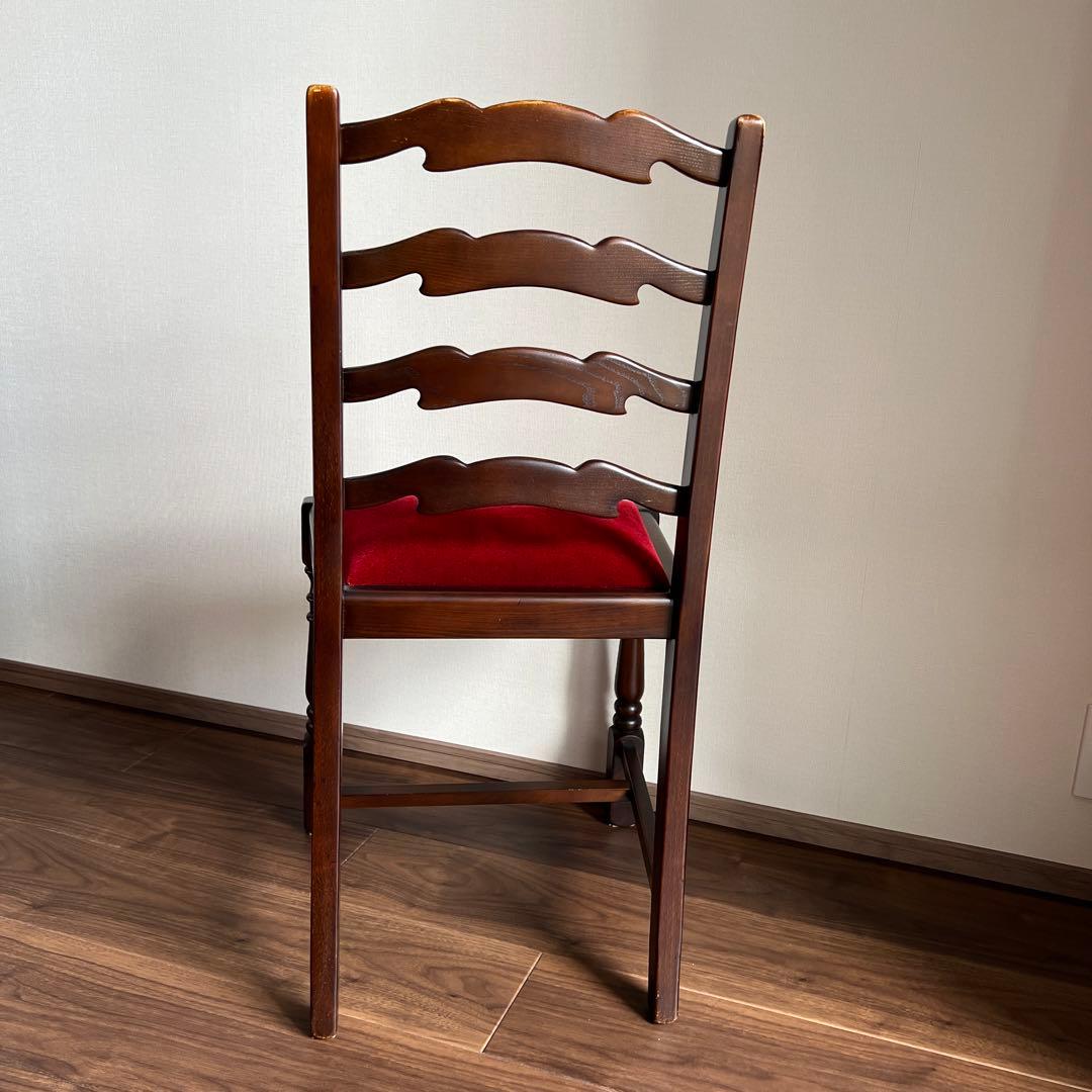 ④アンティーク　椅子　チェア　インテリア　ヴィンテージ　輸入家具　古家具　レトロ