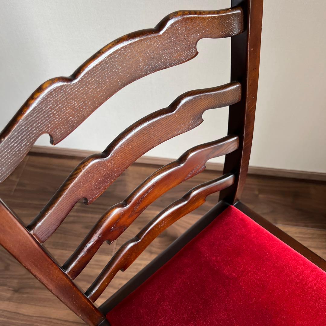 ④アンティーク　椅子　チェア　インテリア　ヴィンテージ　輸入家具　古家具　レトロ