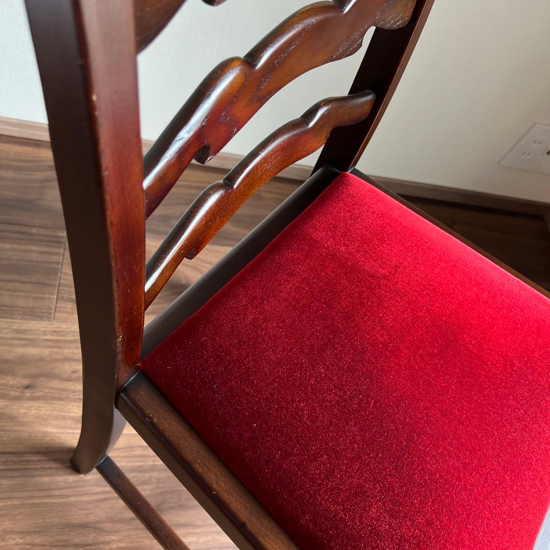 ④アンティーク　椅子　チェア　インテリア　ヴィンテージ　輸入家具　古家具　レトロ