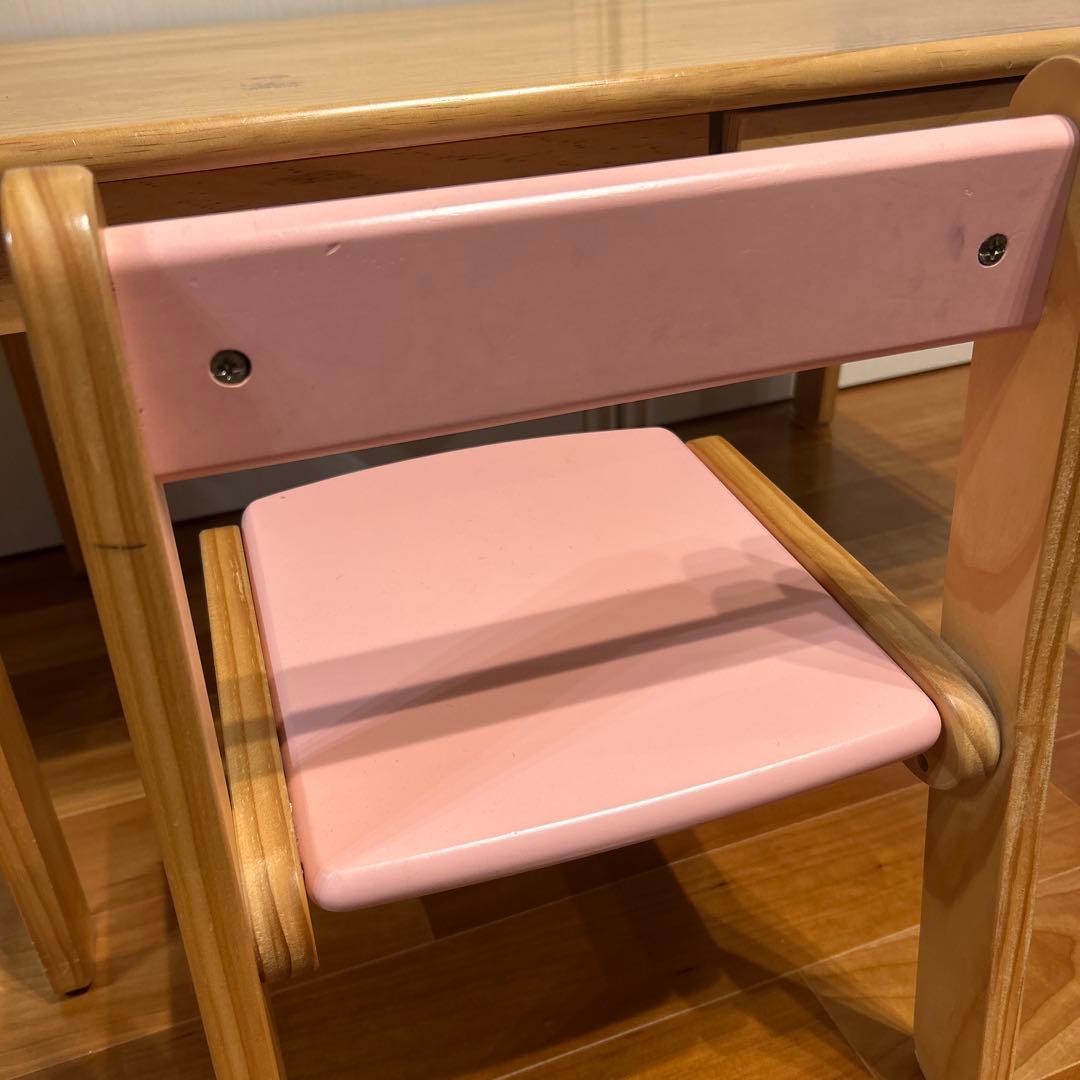 大和屋　yamtoya ノスタ　ラージデスク＆チェア　学習机　学習椅子　木製