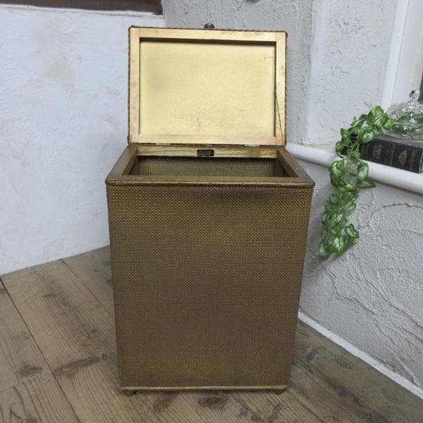イギリス アンティーク 家具 SIRROM ランドリーボックス 英国 6698c