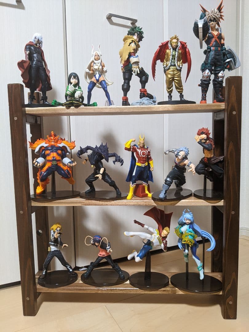 【奥行15cm】奥行狭い木製スリムラック［コミック　漫画　本棚　インテリア］