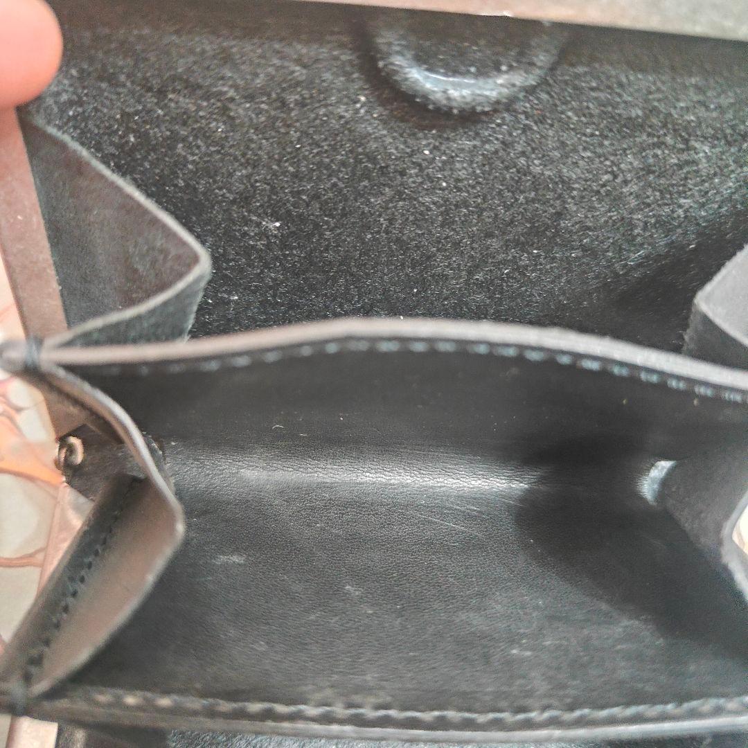 黒　Hender Scheme／エンダースキーマ3d purse財布　コンパクト