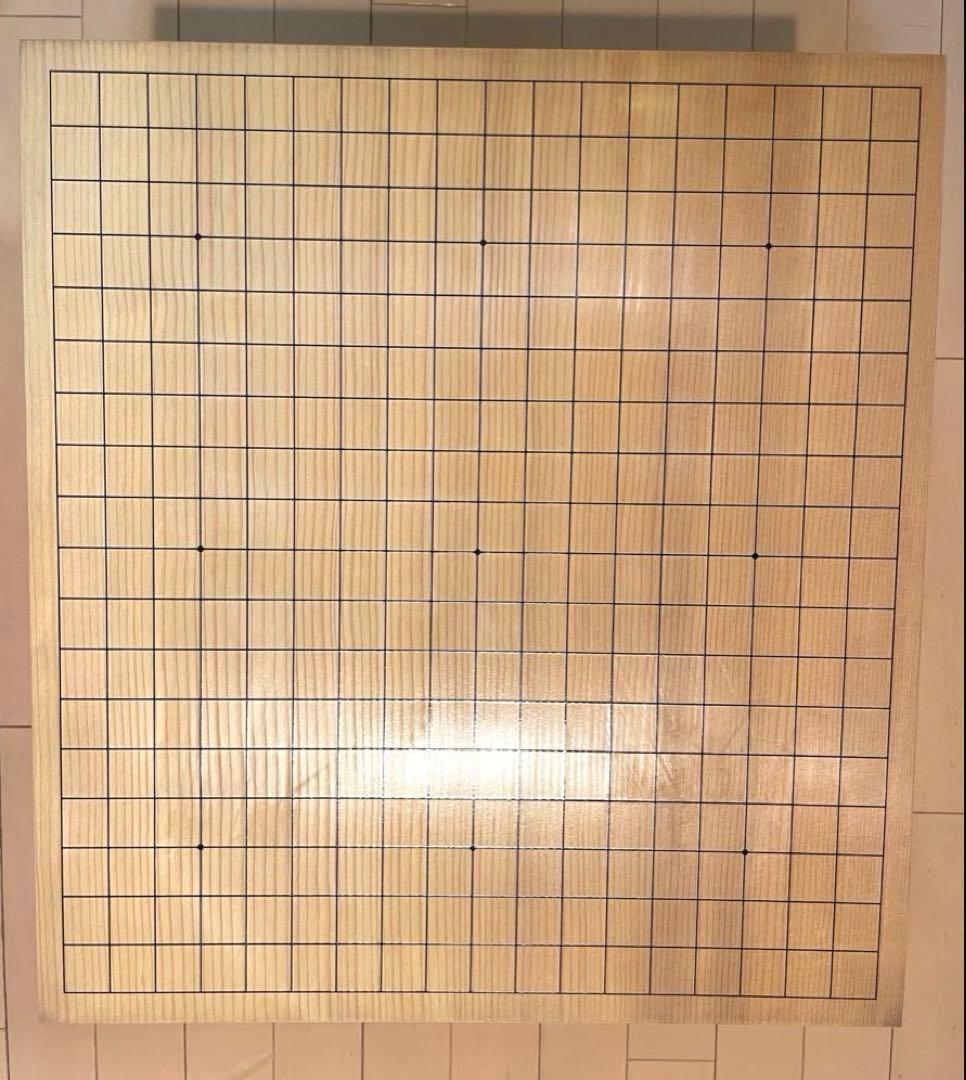 囲碁盤セット　厚み20.5cm 桐箱付き