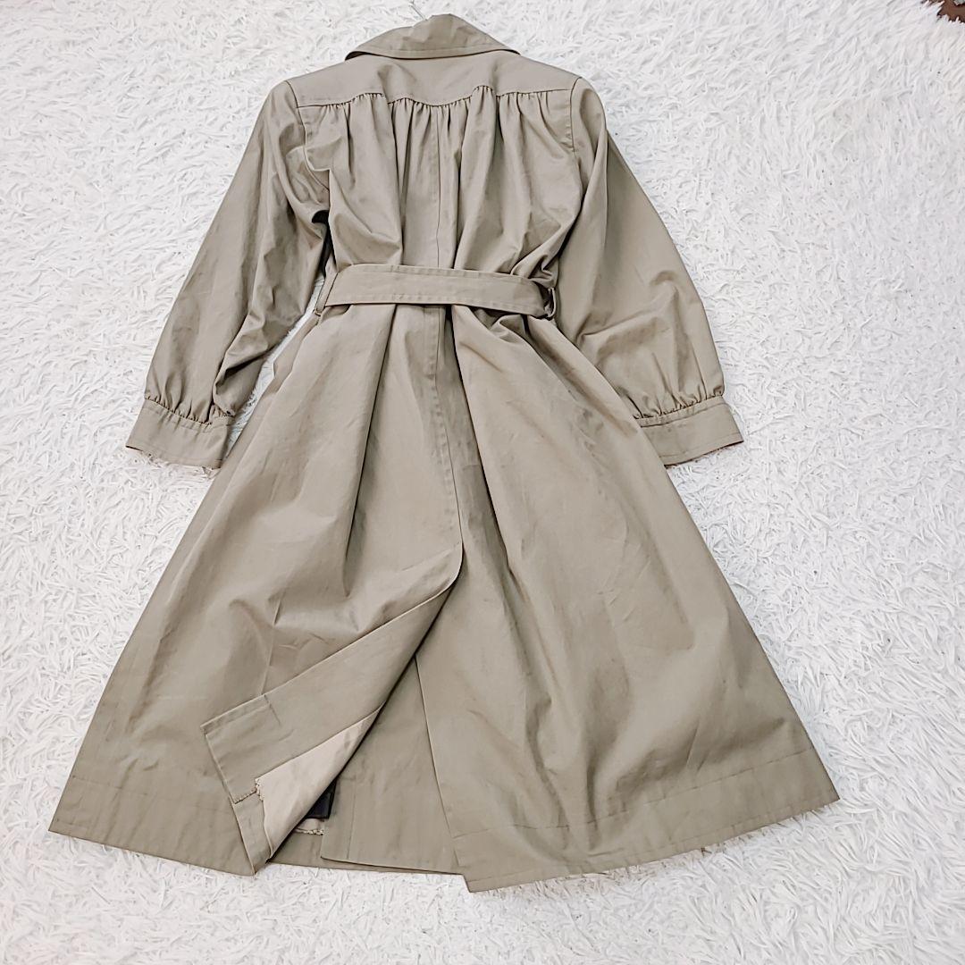 イヴ・サンローラン ライナー付 トレンチコート ベルト ロング 希少 M