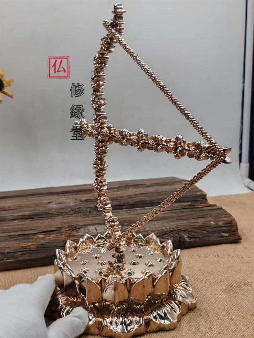 【修縁堂】明仏母弓を作ります 密教法具古美術品 金剛降魔法器仏具