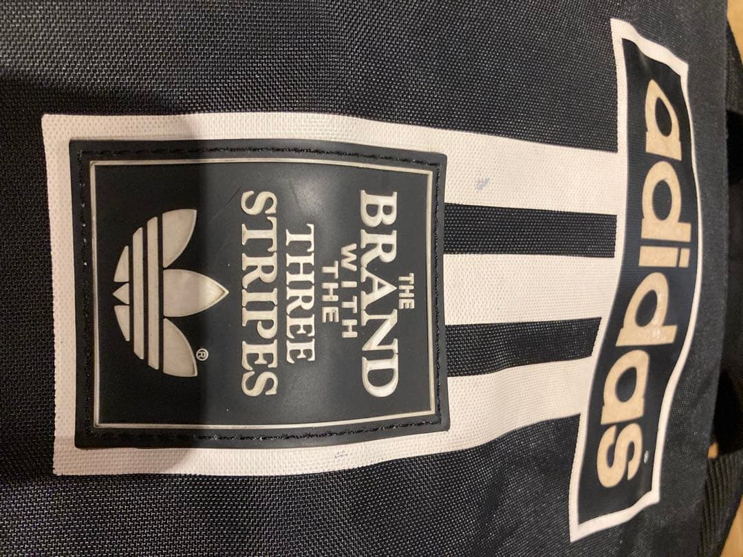 【激レア　旧ロゴ】adidas トレフォイル旧ロゴ　ボストンバッグ　アディダス