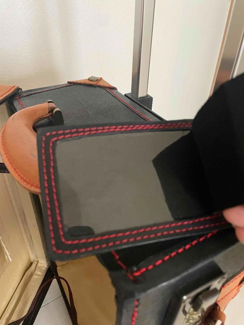 ユーラシアトランク　本革黒キャメル　機内持ち込み　キャリーカート　旅行鞄　シフレ