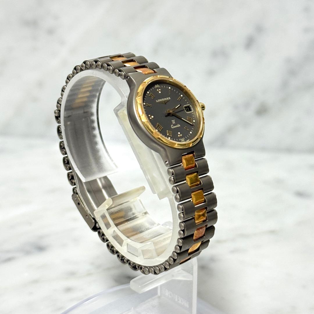 LONGINES ロンジン コンクエスト チタニュウム クオーツ ウォッチ