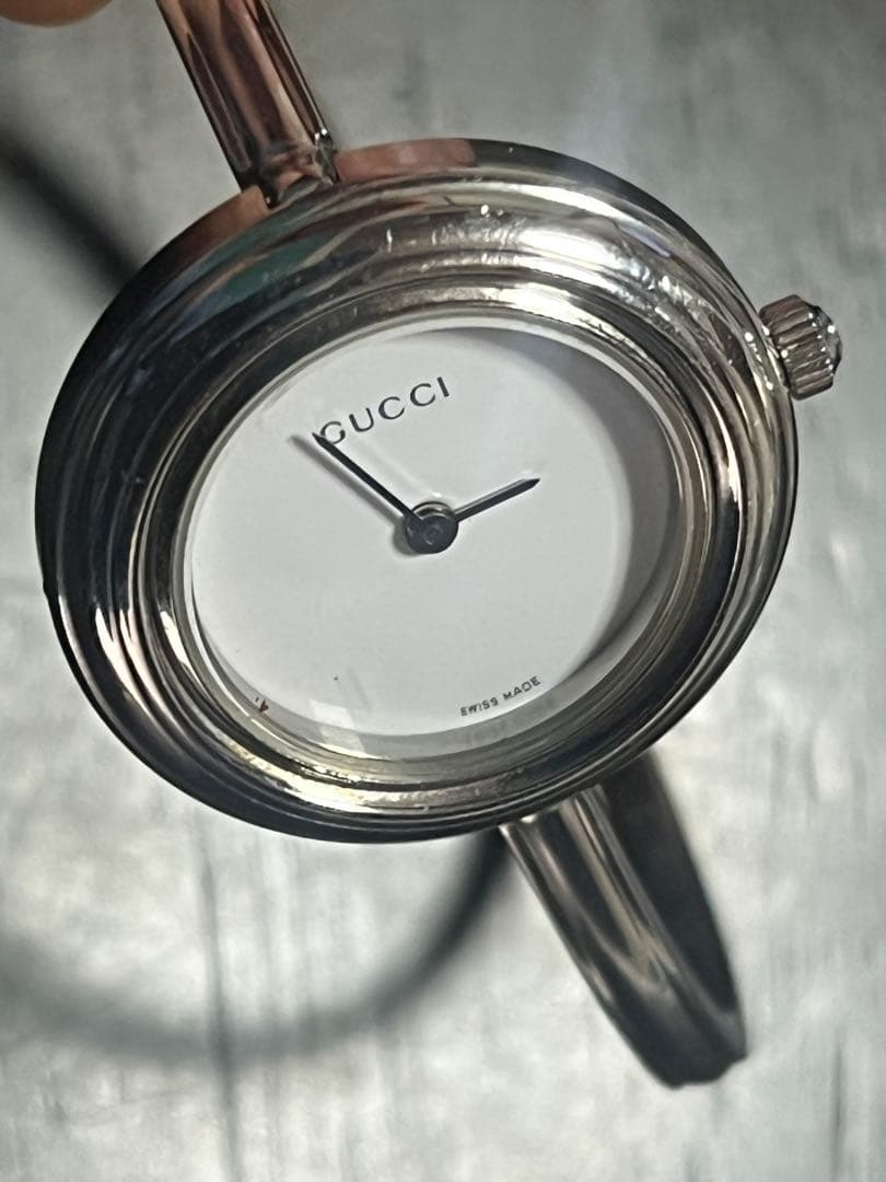 GUCCI グッチ チェンジベゼル 11/12.2L レディース クオーツ