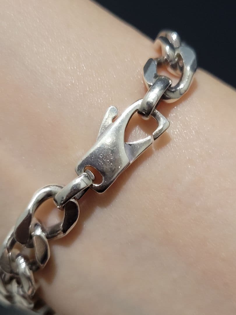 GUCCIグッチ インフィニティノット/Ag925喜平ブレスレット