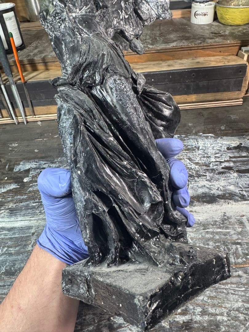 サモトラケのニケ・型製造・未仕上げ品 h350× w200×220 約1.5kg