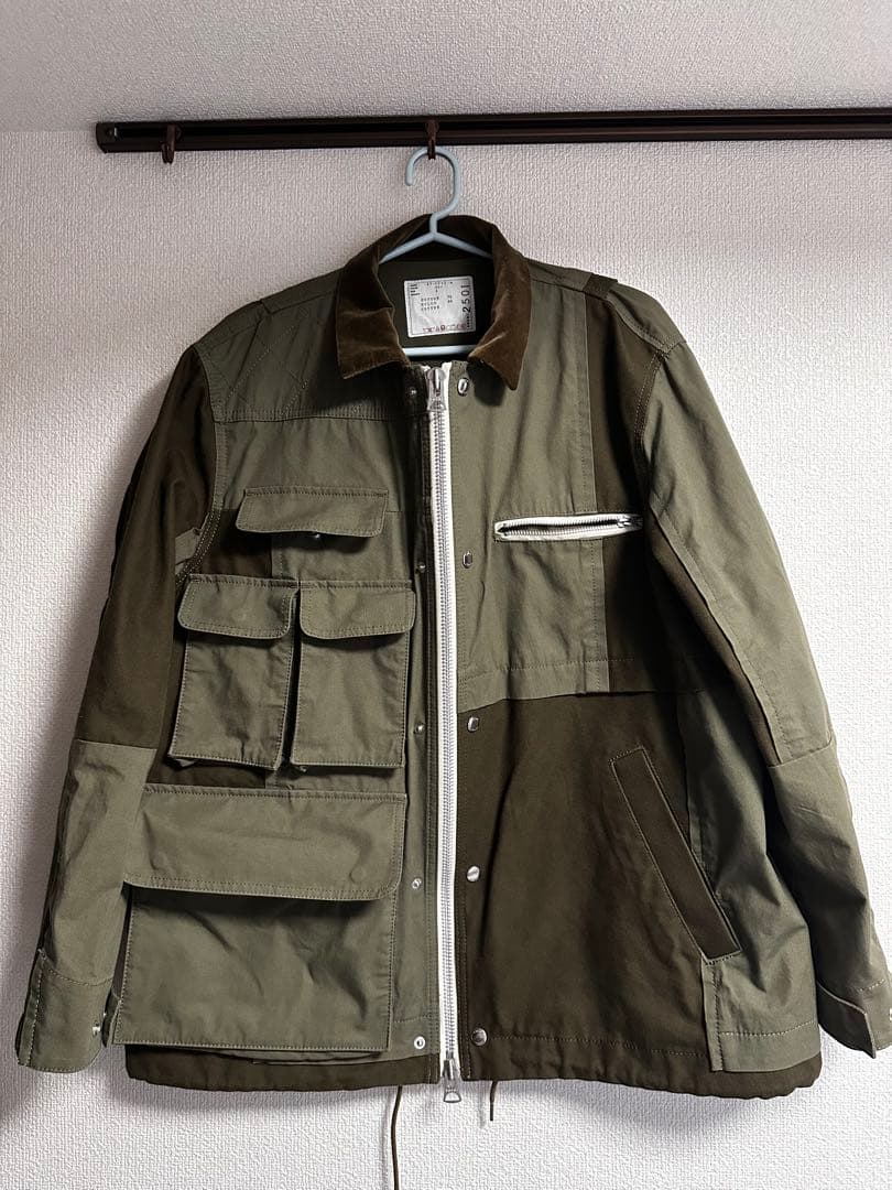 sacai 21ss ブルゾン　ミリタリー　ジャケット　サイズ3