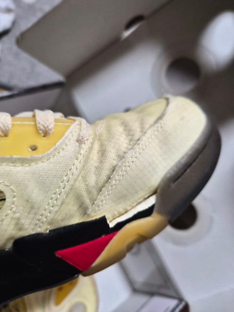 【ジャンク】エアジョーダン5 28.0 オフホワイト